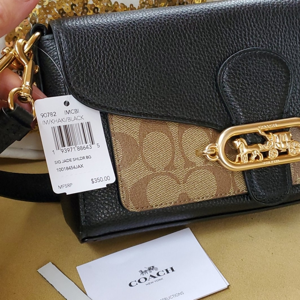 DO NOT BUY ⛔SOLD ELSEWHERE ⛔ COACH Small Jade Shoulder Bag - Picture 9 of 15